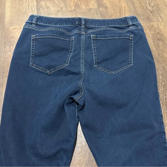 Lane Bryant Signature Fit Skinny Jean Indigo Dark Wash Size 16 Stretch - Picture 7 of 11